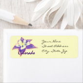 Colorado Columbine-Blume für individuelle Labels (Insitu)