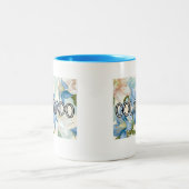 Colorado Columbine Blume Zweifarbige Tasse (Mittel)