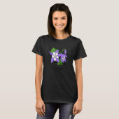 Colorado Columbine Flower T-Shirt (Vorne ganz)