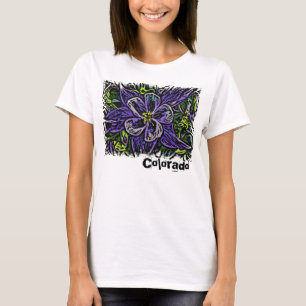 Colorado Columbine Ladys T-Shirt