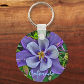 Colorado Columbine Schlüsselanhänger (Vorderseite)