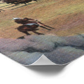 Colorado - Cowboys Rounding Poster (Ecke)