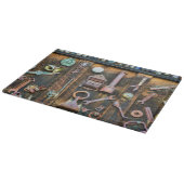 Colorado, Crested Butte. Antiquitätensammlung Schneidebrett (Ecke)