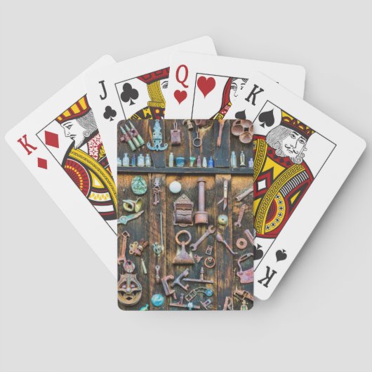 Colorado, Crested Butte. Antiquitätensammlung Spielkarten (Rückseite)