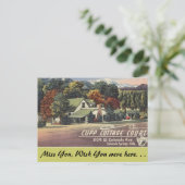 Colorado, Cupp Hütte Court Postkarte (Stehend Vorderseite)