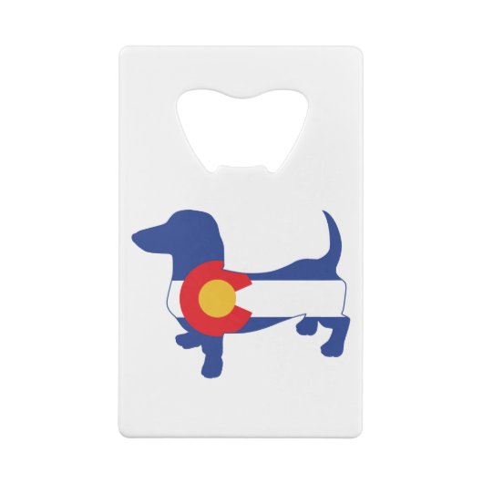 Colorado-Dackel Geldbeutel Flaschenöffner (Rückseite)