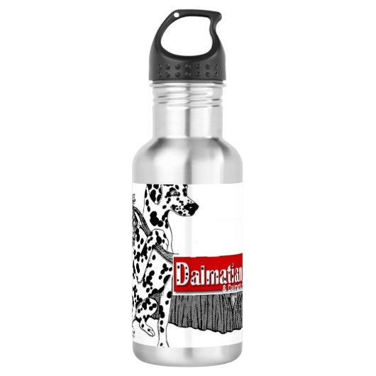 Colorado-Dalmatiner-Rettung Edelstahlflasche (Vorderseite)
