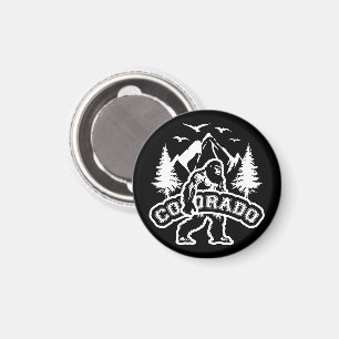 Colorado Day Bigfoot Nationalpark Vintages Wandern Magnet