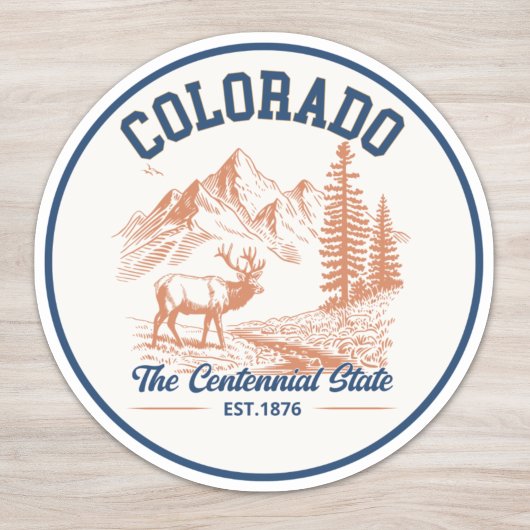 Colorado Deer Mountain | The Centennial State Aufkleber