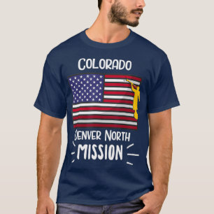Colorado Denver North Mormon LDS Mission Geschenk T-Shirt