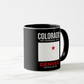 Colorado, Denver – The Mile High City, USA Tasse (VorderseiteRechts)