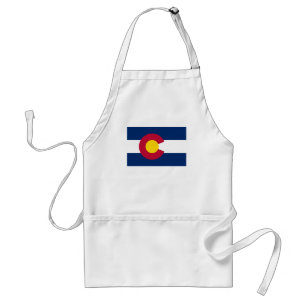 Colorado: Die Centennial-Flagge eines US-Bundessta Schürze