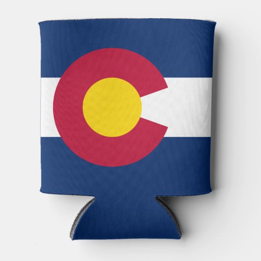 Colorado: Die hundertjährige US-Staatsflagge Dosenkühler (Vorderseite)