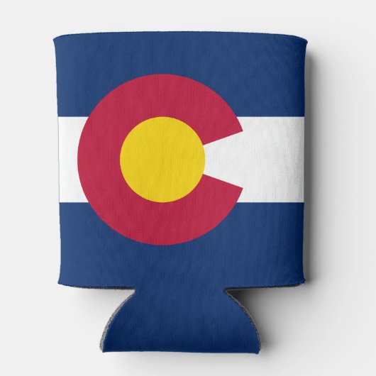 Colorado: Die hundertjährige US-Staatsflagge Dosenkühler (Rückseite)