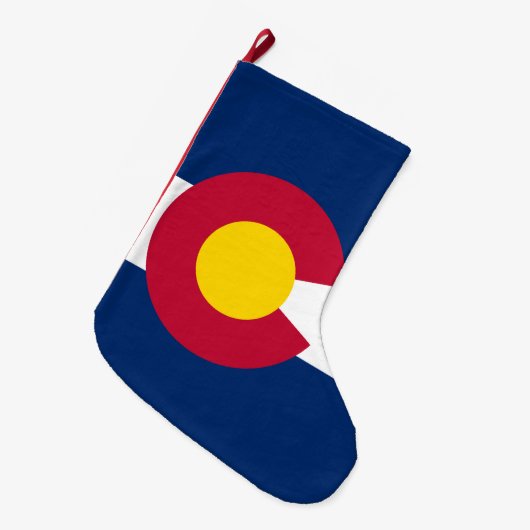 Colorado: Die hundertjährige US-Staatsflagge Großer Weihnachtsstrumpf (Vorderansicht (hängend))