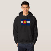 Colorado: Die hundertjährige US-Staatsflagge Hoodie (Vorne ganz)
