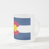 Colorado: Die hundertjährige US-Staatsflagge Mattglastasse (VorderseiteRechts)