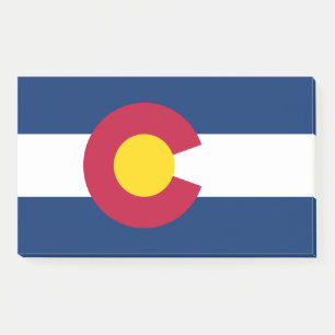 Colorado: Die hundertjährige US-Staatsflagge Post-it Klebezettel