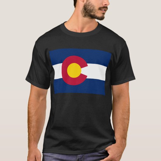 Colorado: Die hundertjährige US-Staatsflagge T-Shirt (Vorderseite)