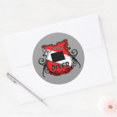 Colorado Diver Runder Aufkleber (Umschlag)