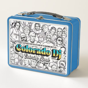 Colorado Dj Malbuch Binder Metall Brotdose