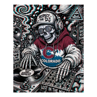 Colorado-DJ-Plakat Poster