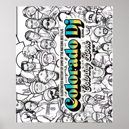 Colorado-DJ-Plakat Poster (Vorne)
