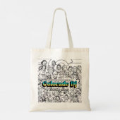 Colorado Djs Malbuch-Tasche Tragetasche (Rückseite)