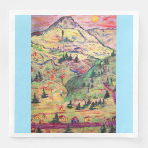 Colorado-Dorf Serviette