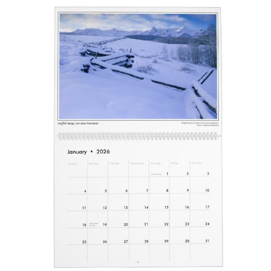 Colorado Ed-Yoenskys Kalender (Jan 2026)