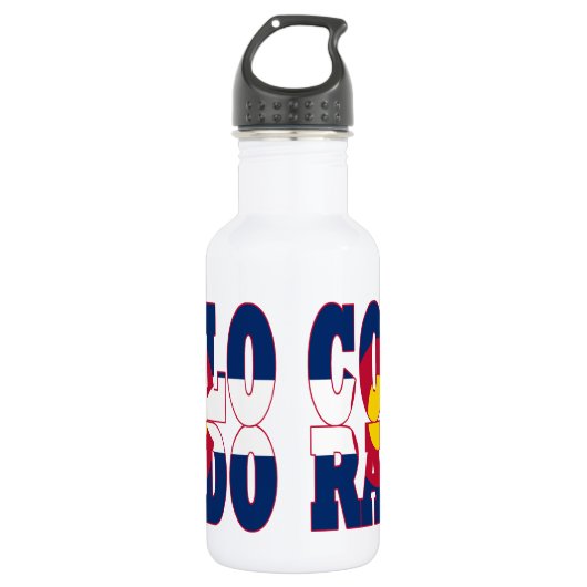 Colorado Edelstahlflasche (Vorderseite)