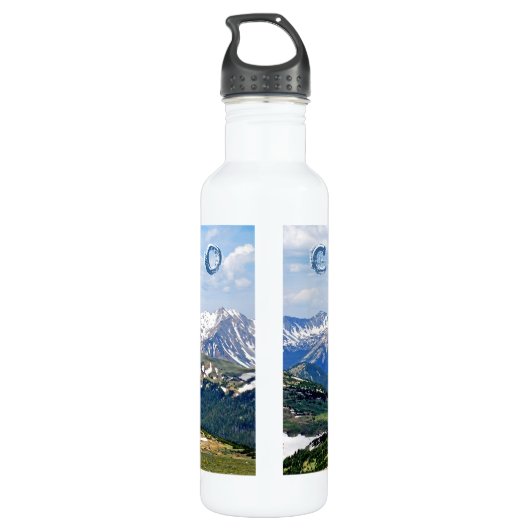 Colorado Edelstahlflasche (Rückseite)