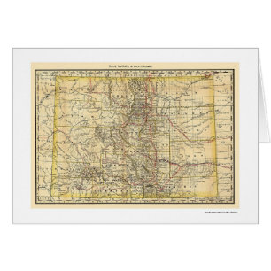 Colorado-Eisenbahn-Karte 1879