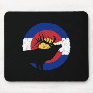 Colorado Elend Jagd T Shirt Co Staatsflagge Mousepad