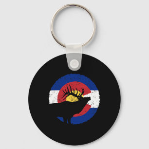 Colorado Elend Jagd T Shirt Co Staatsflagge Schlüsselanhänger