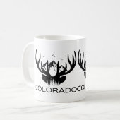 Colorado Elk Cool Colorado Elk Hunter Kaffeetasse (Vorderseite Links)