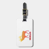 Colorado Elk Gepäckanhänger (Vorderseite vertikal)