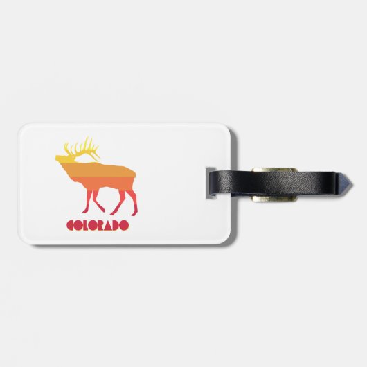 Colorado Elk Gepäckanhänger (Rückseite horizontal)