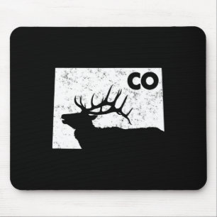 Colorado Elk Junting - Bulllech-Staat Form Mousepad