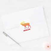 Colorado Elk Quadratischer Aufkleber (Umschlag)