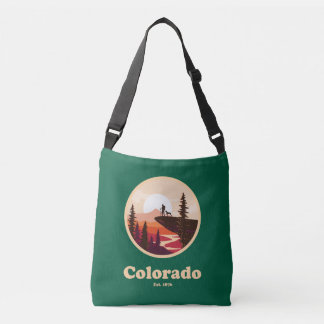 Colorado Est 1876 Cross Body Bag - Green Tragetaschen Mit Langen Trägern