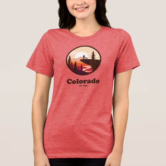 Colorado Est. 1876 Tri-Blend Shirt (Vorderseite)