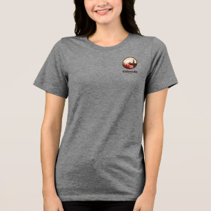 Colorado Est 1876 Zweifarbiges T-Shirt Tri-Blend Shirt