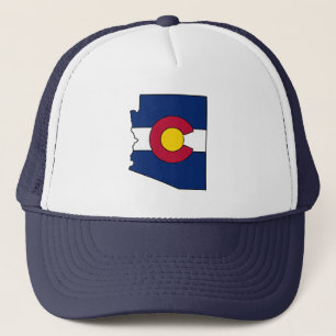 Colorado Fahne Arizona Kontur LKW-Hut Truckerkappe