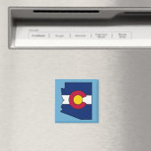 Colorado Fahne Arizona Kontur Magnet (In Situ (Geschirrspüler))