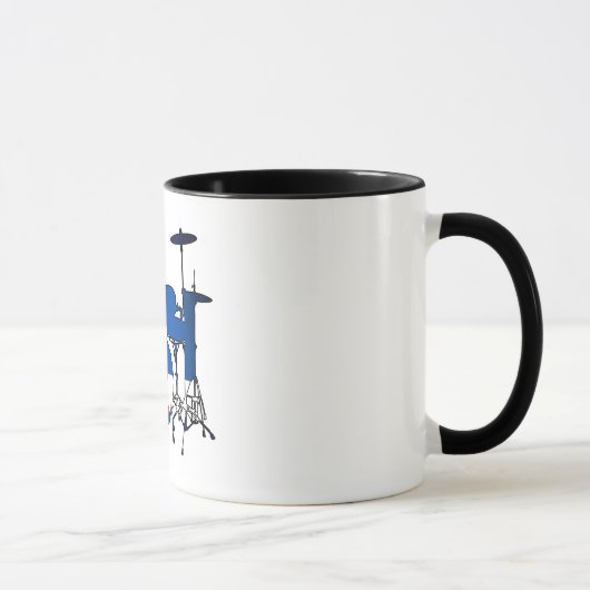 Colorado Fahne Drums Kaffee Tasse (Rechts)