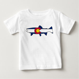 Colorado-Fahne-Forelle-Baby-Shirt Baby T-shirt