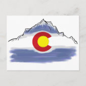 Colorado-Fahne Postkarte (Vorderseite)