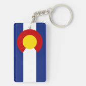 Colorado-Fahne Schlüsselanhänger (Rückseite)
