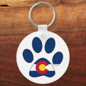 Colorado Fahne Schlüsselanhänger (Vorderseite)